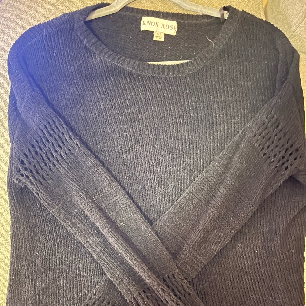 Black sweater!